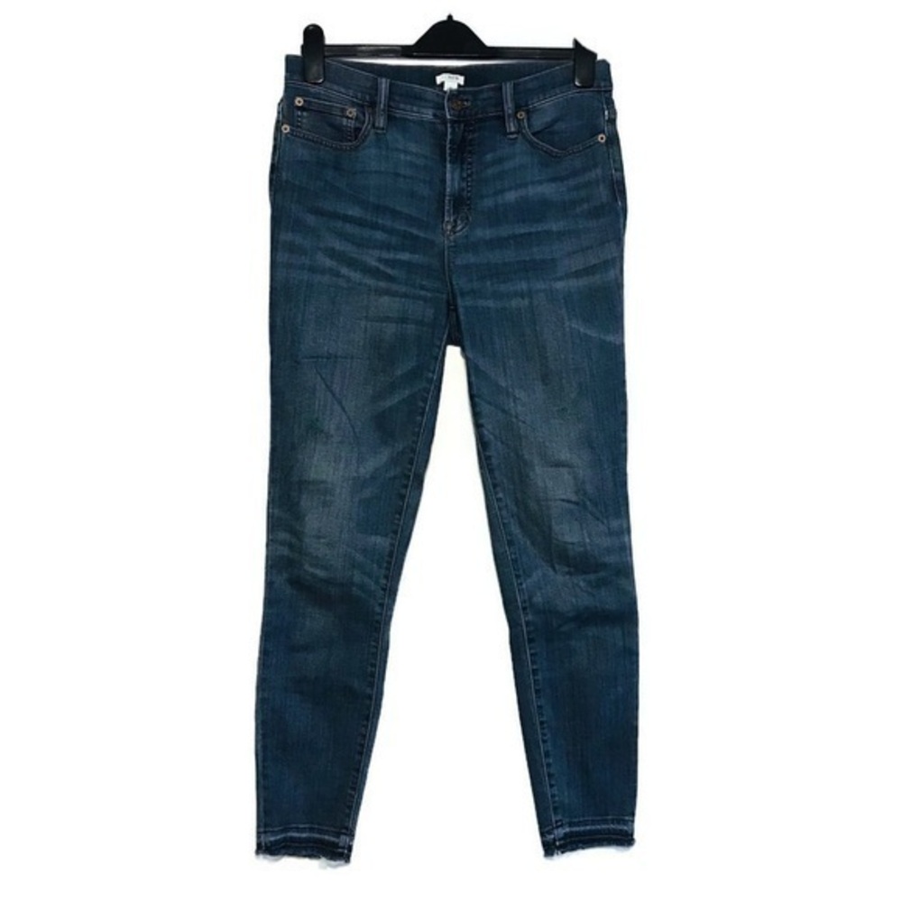 J Crew 8" Mid-rise skinny jean with let-down hem Denim Jeans women’s size 30 10